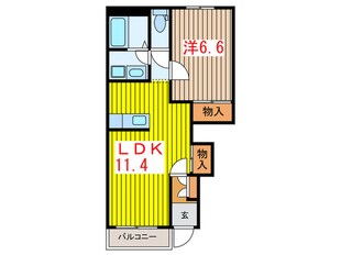 ビアンシェーヌの物件間取画像